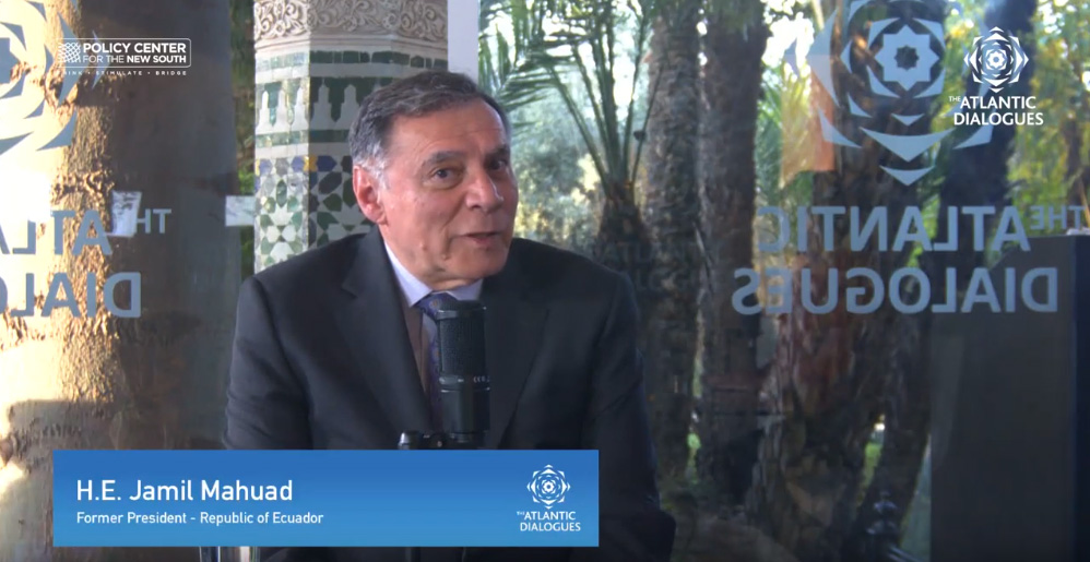 ADTV 2019| Jamil Mahuad : Perceptions : Latin America and Africa.