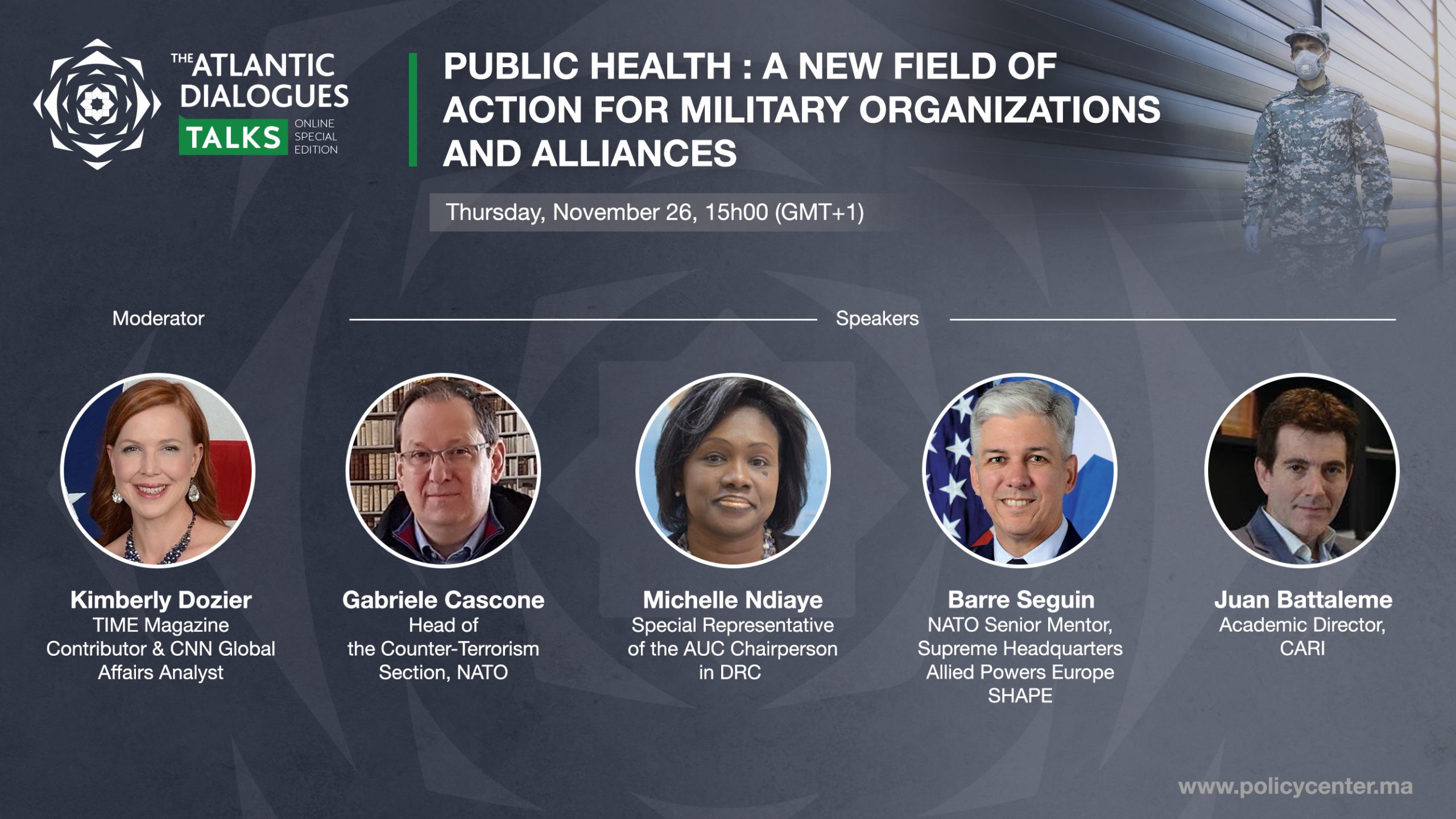 AD Talks 2020: Public Health: A New Field of Action for Military Organizations and Alliances
