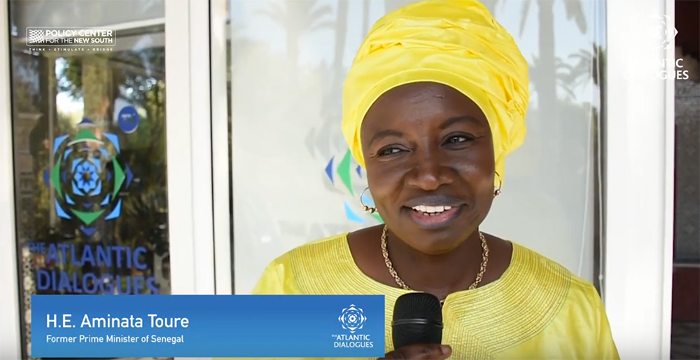 #AD2019 | AMINATA TOURE: "les échanges Atlantic Dialogues nous donnent raison d'espérer"